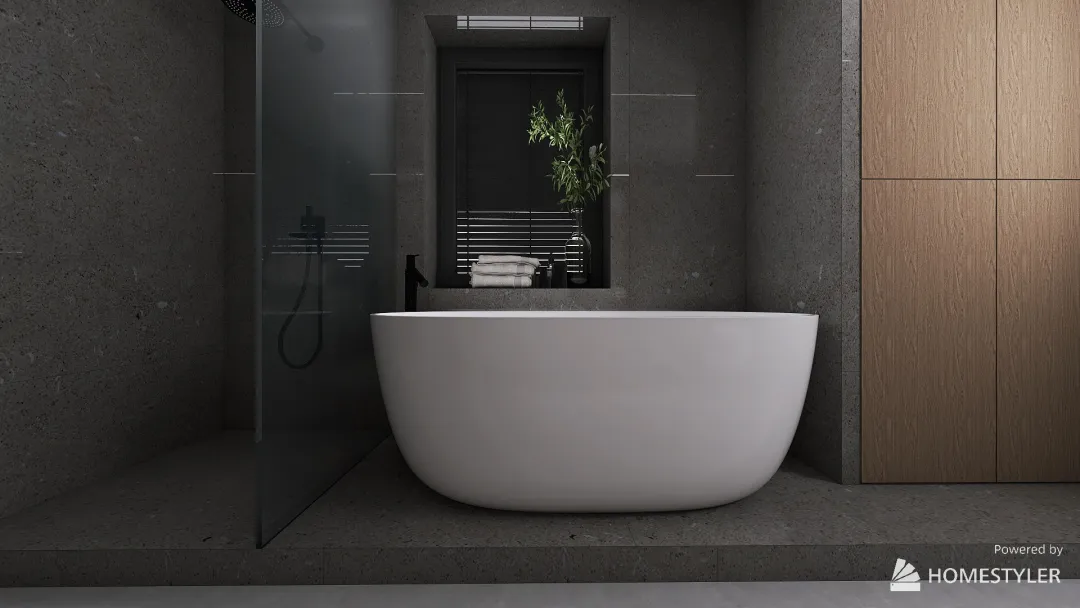 Olomouc koupelna 3d design renderings