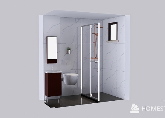 Copy of small toiletes Design Rendering