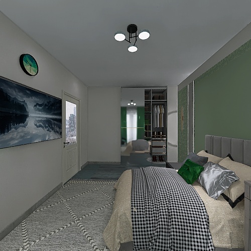 Copy of спальня Ольги 3d design renderings