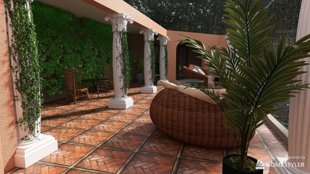 Roman style Villa..B &B 3d design renderings