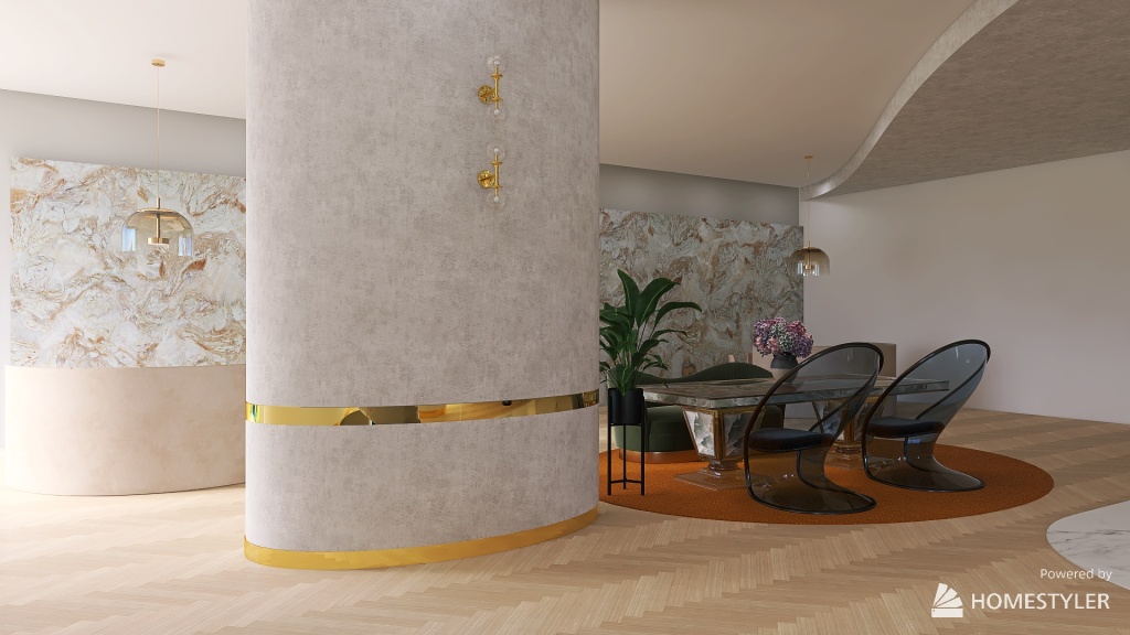шикарный ресторан 3d design renderings