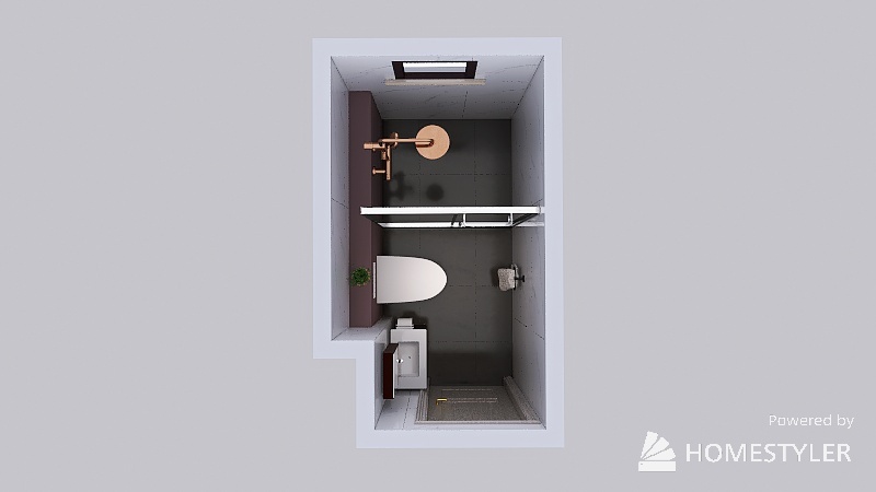 small toiletes 3d design renderings