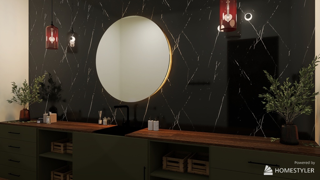 restroom 3d design renderings