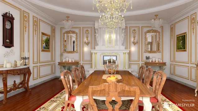 Rococo Inspired Dining Room