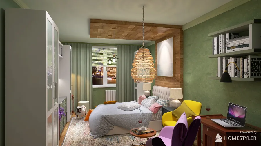 Спальня в Санкт-Петербурге 3d design renderings