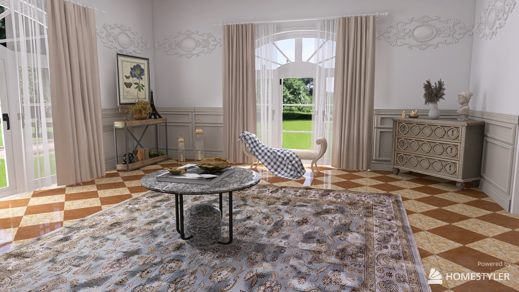 maison style Victorienne 3d design renderings