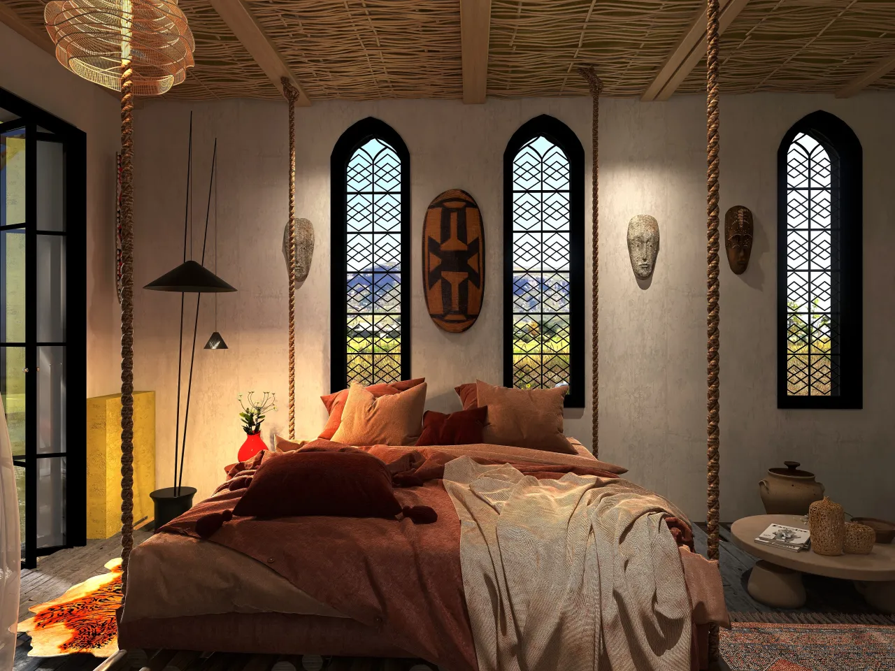 Bedroom 3d design renderings