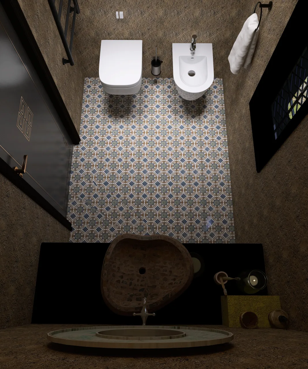 Bathroom 3d design renderings