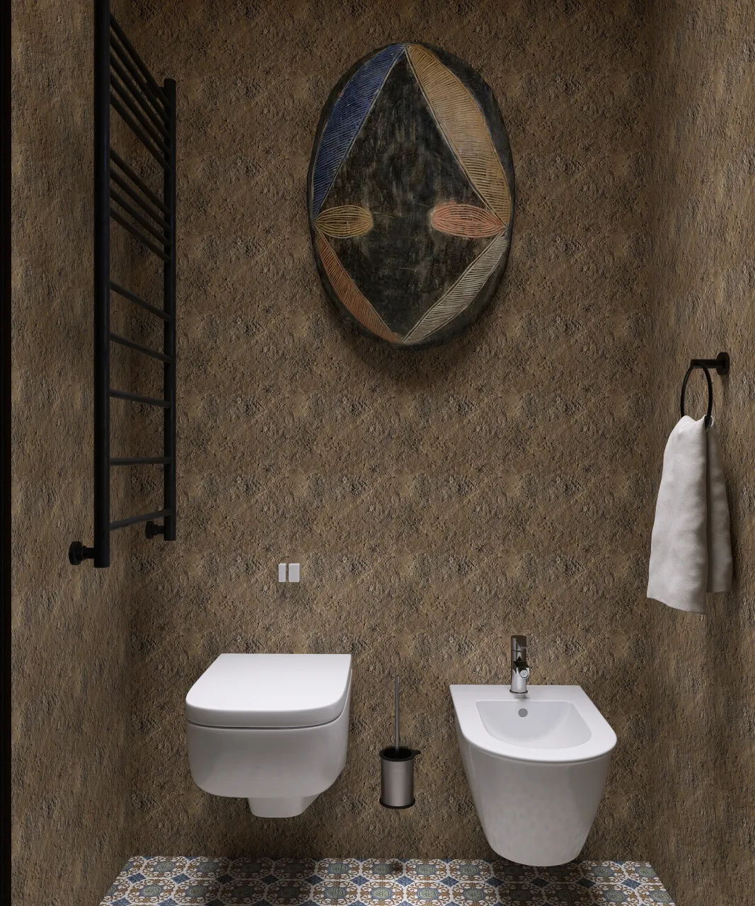 Bathroom 3d design renderings