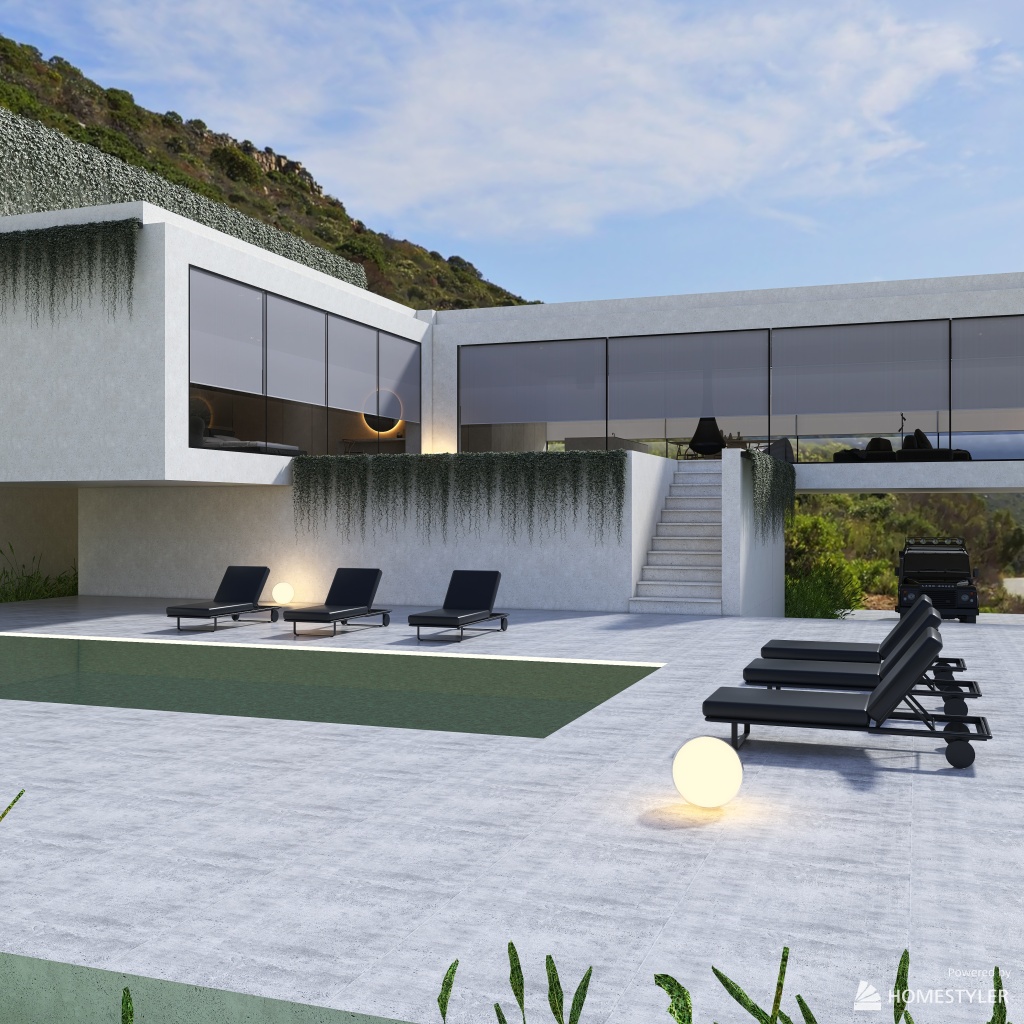Hill House 3d design renderings