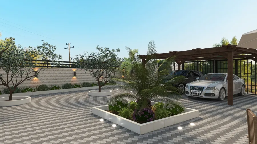 Suburban Villa 3d design renderings