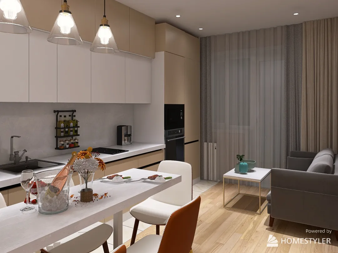 interior desing апартаменты квартал 133 2 3d design renderings