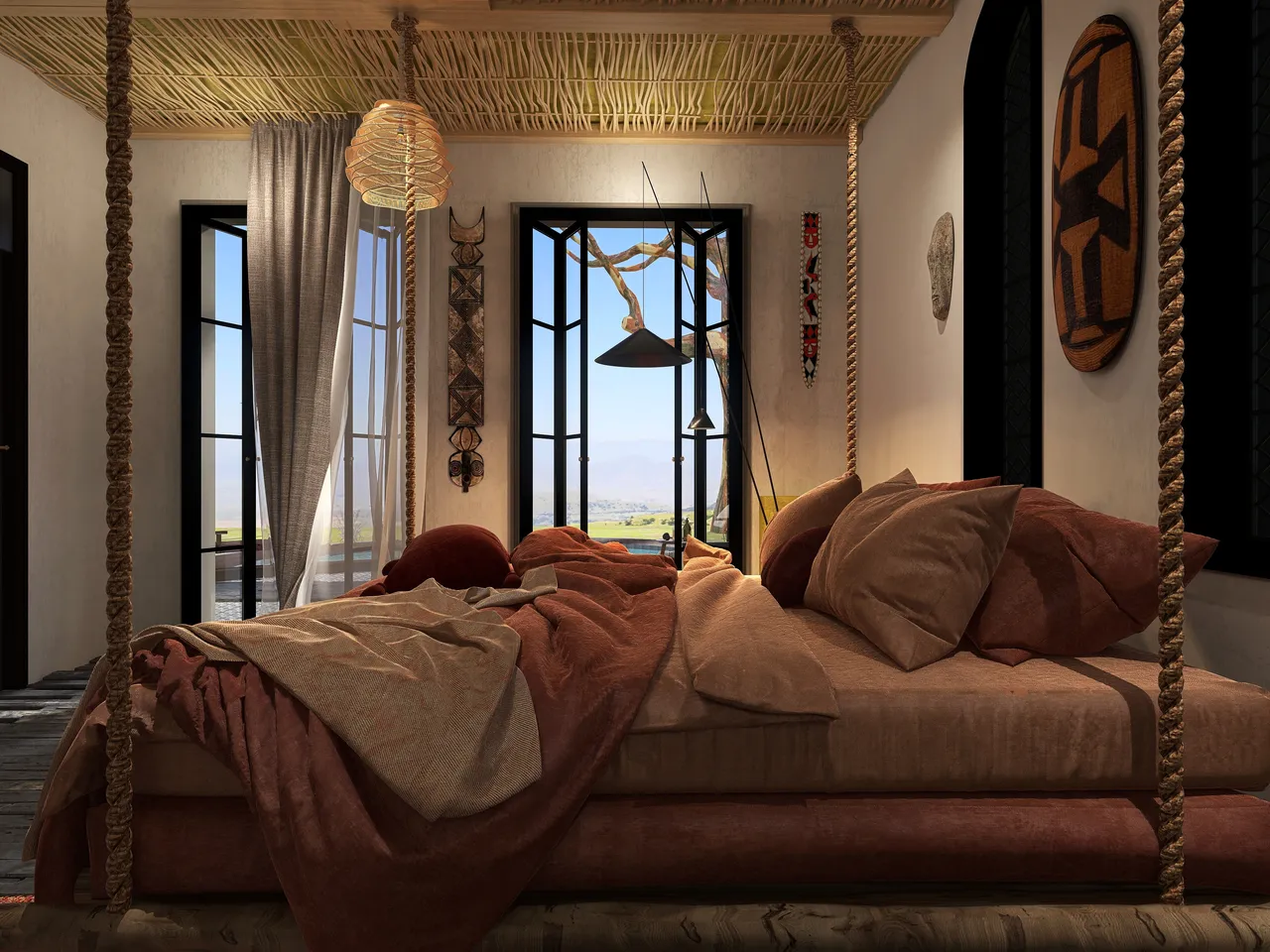 Bedroom 3d design renderings