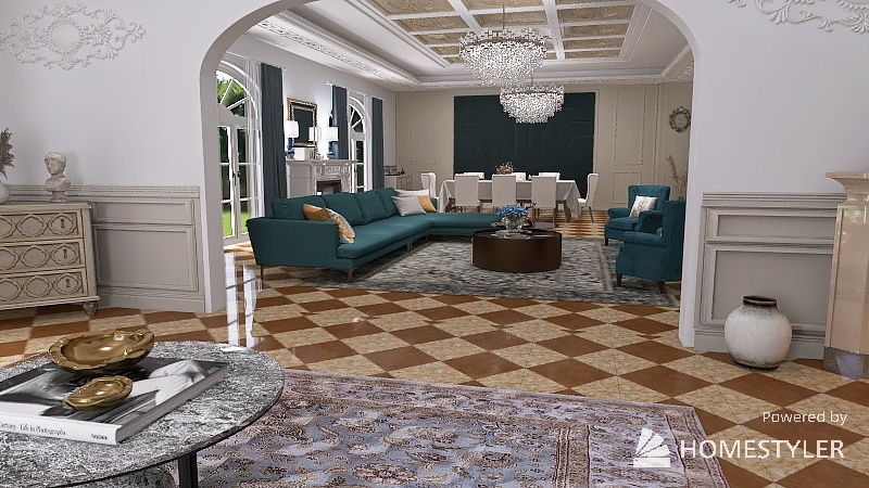 maison style Victorienne 3d design renderings