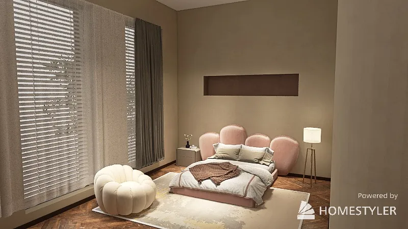 5 Wabi Sabi Empty Room 3d design renderings