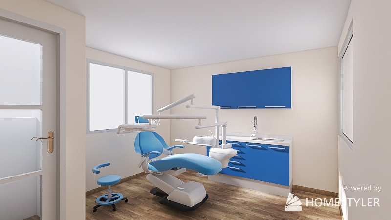 Consultorio Dentista 3d design renderings