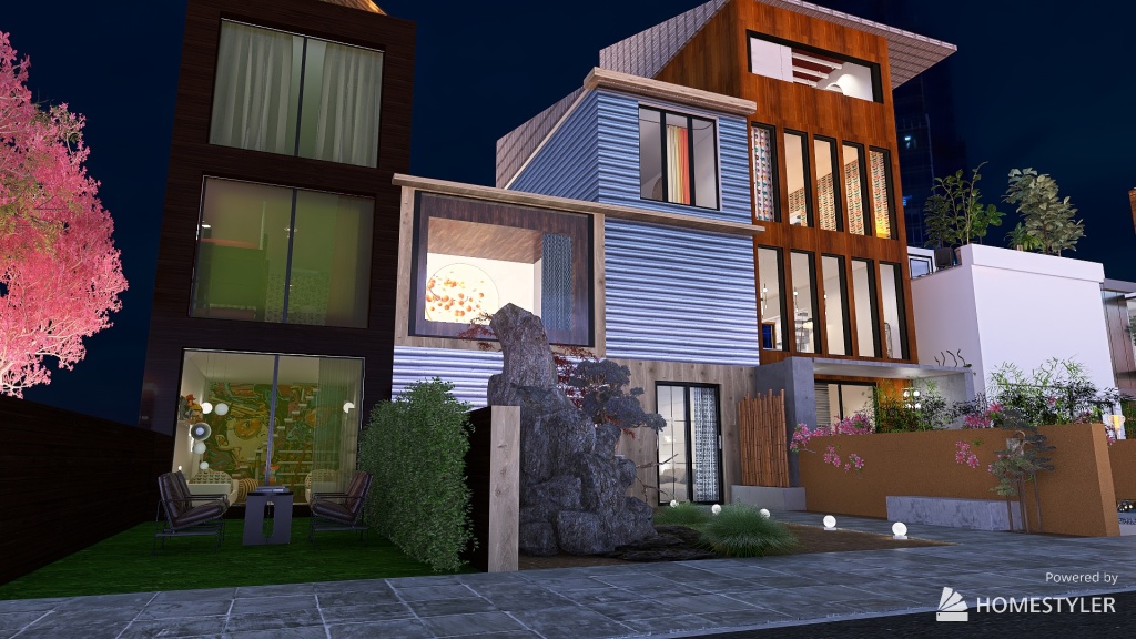Tiny's de ville-Japon 3d design renderings