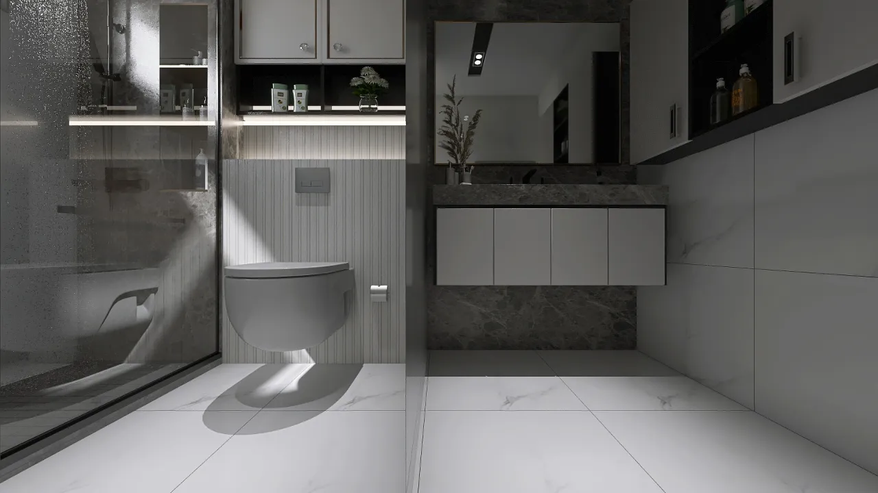 Bathroom 3d design renderings