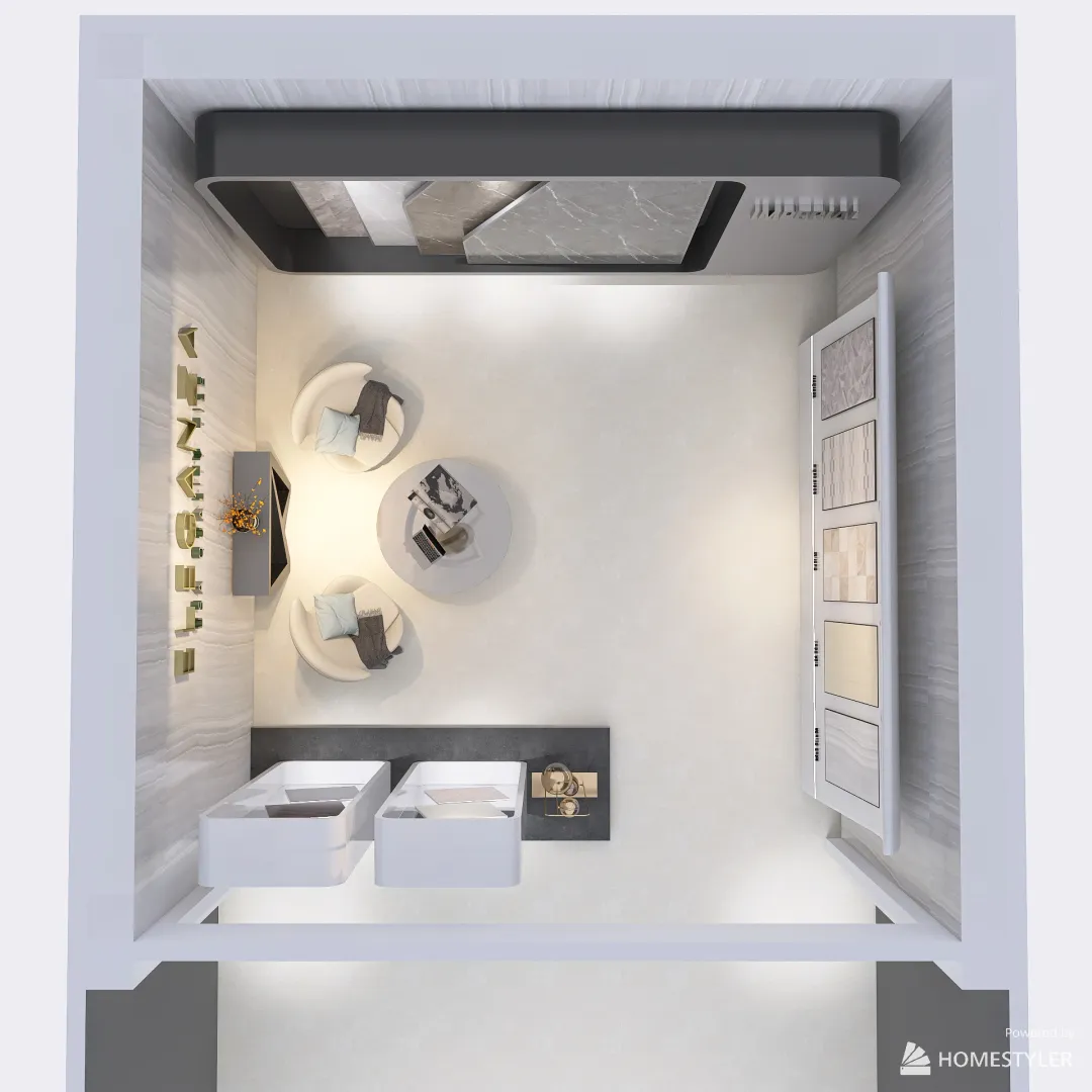 ELEGANZA Show Room 3d design renderings