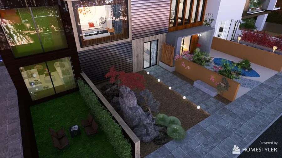 Tiny's de ville-Japon 3d design renderings