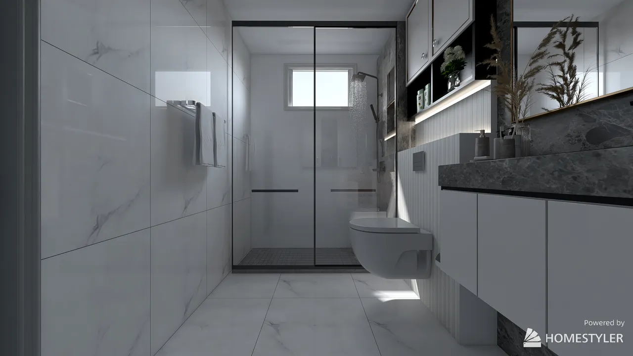 Bathroom 3d design renderings