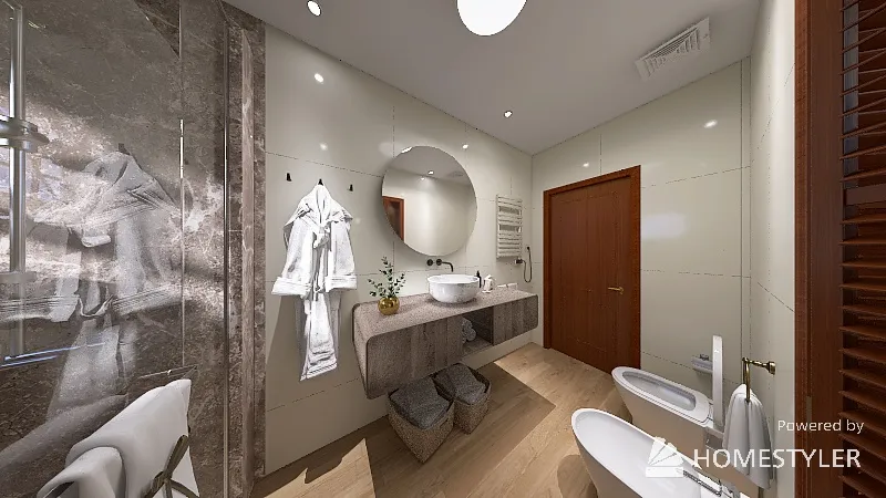 MasterBathroom 3d design renderings