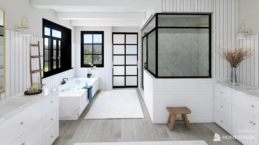 project v8 - Bathroom 3d design renderings