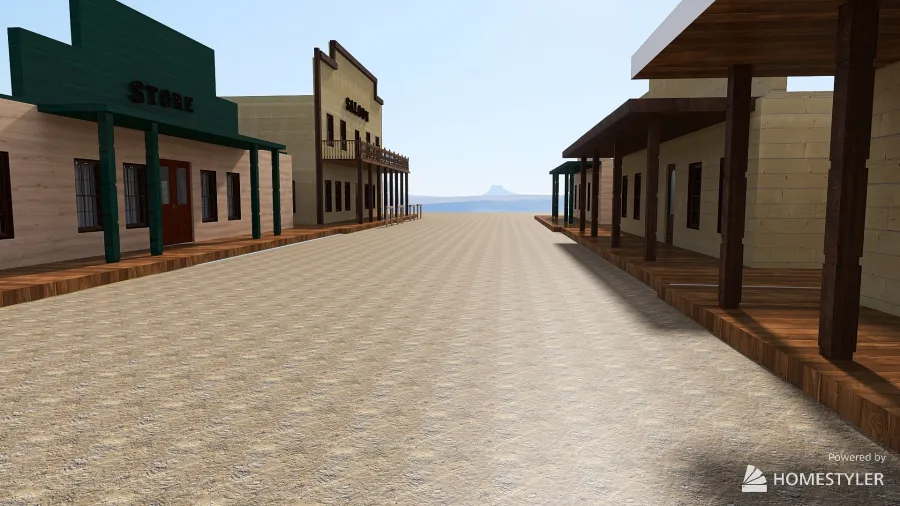 Western 3d design renderings