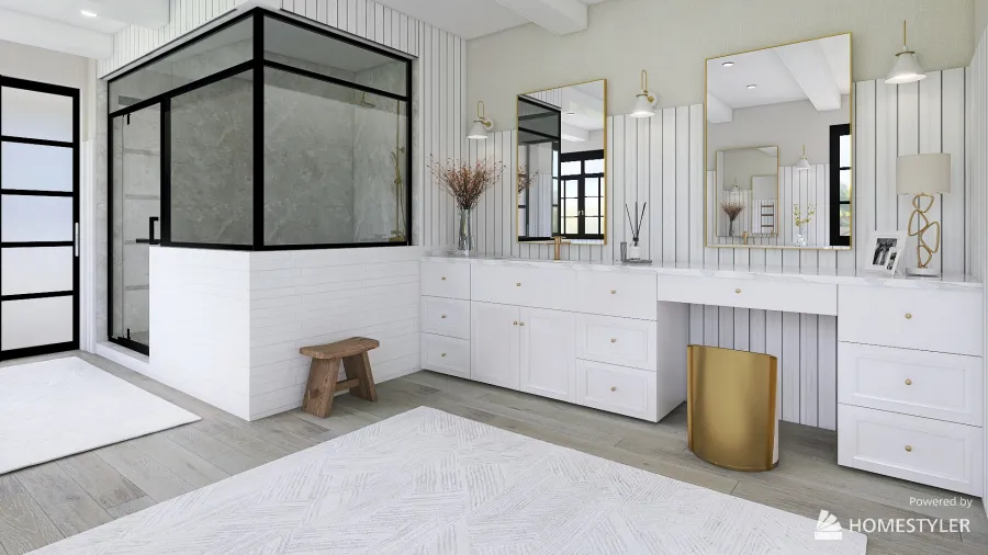 project v8 - Bathroom 3d design renderings