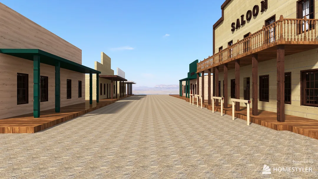 Western 3d design renderings