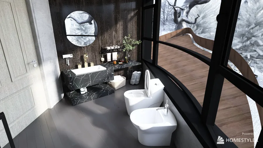 Snow House 3d design renderings