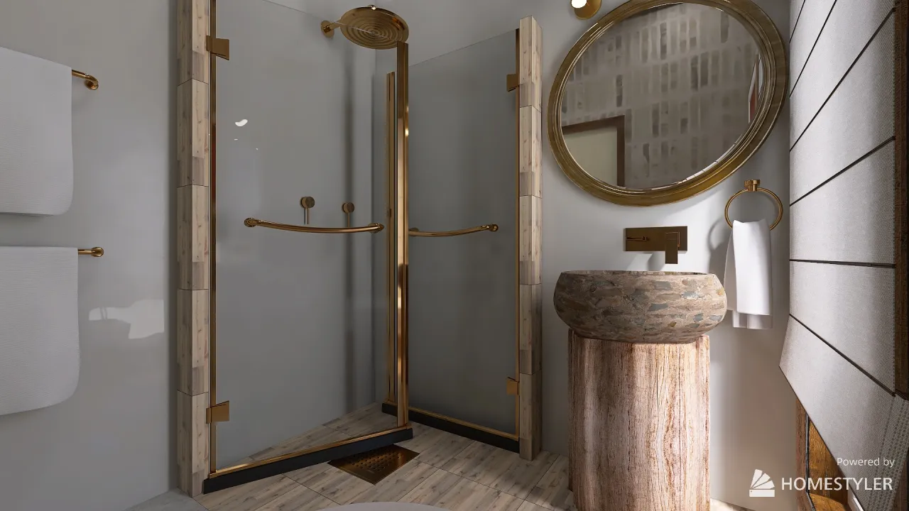 Bathroom 3d design renderings