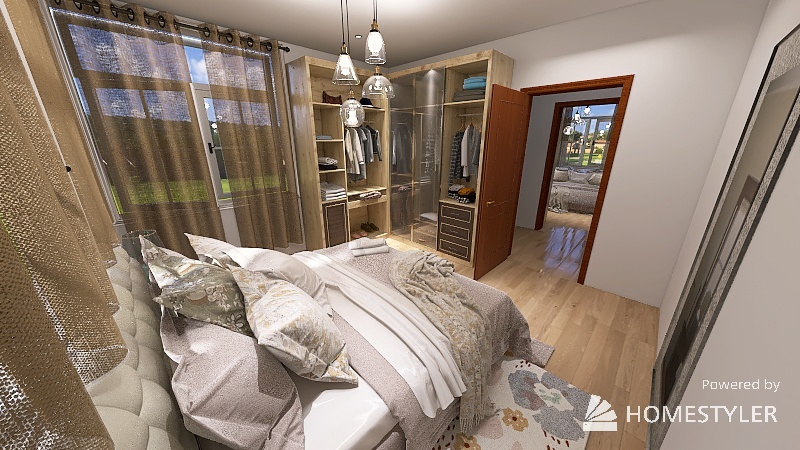 segundo dormitorio 3d design renderings
