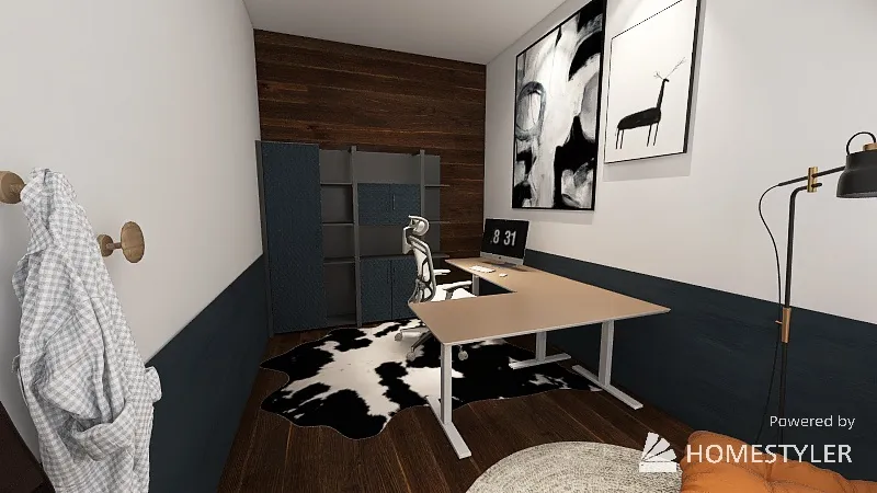 Executive Office 2 3d design renderings