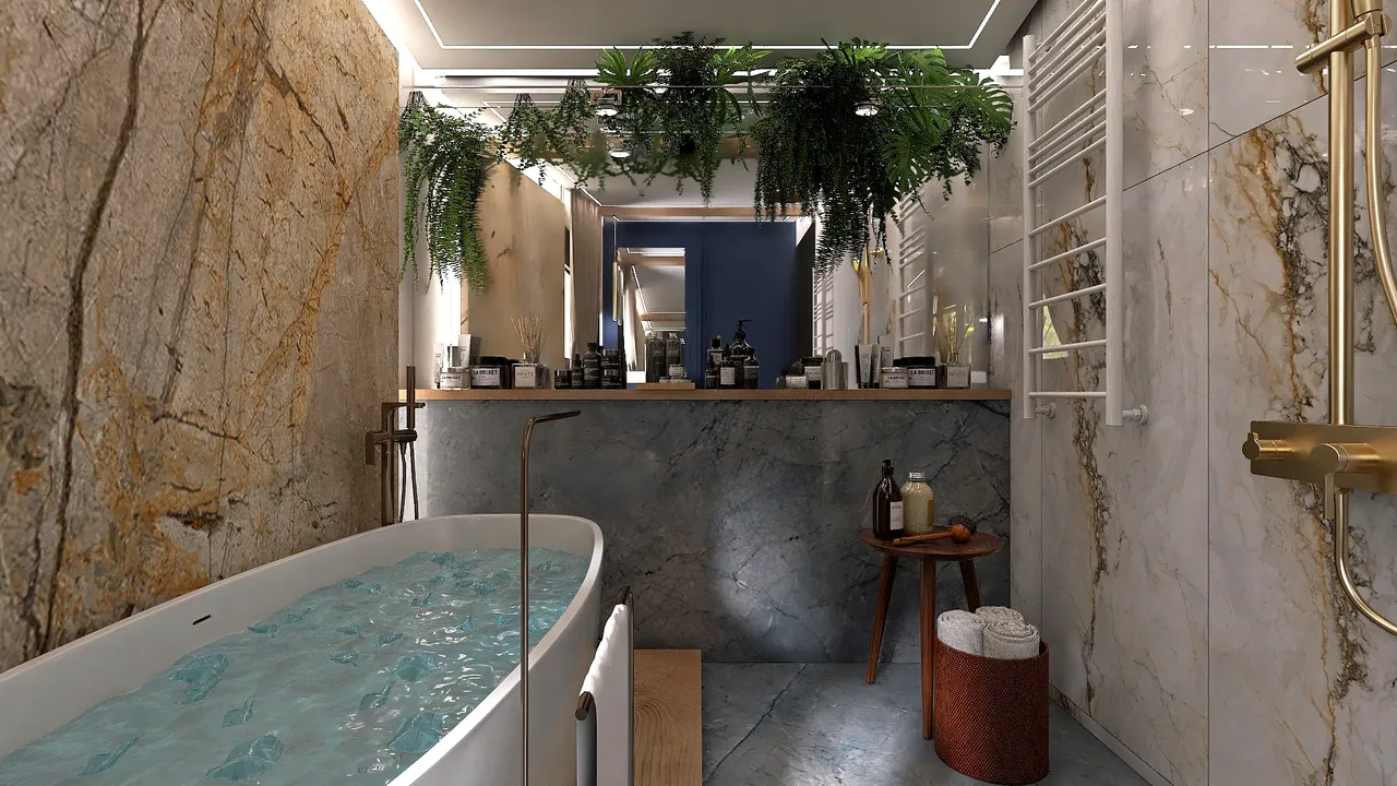 Bathroom 3d design renderings