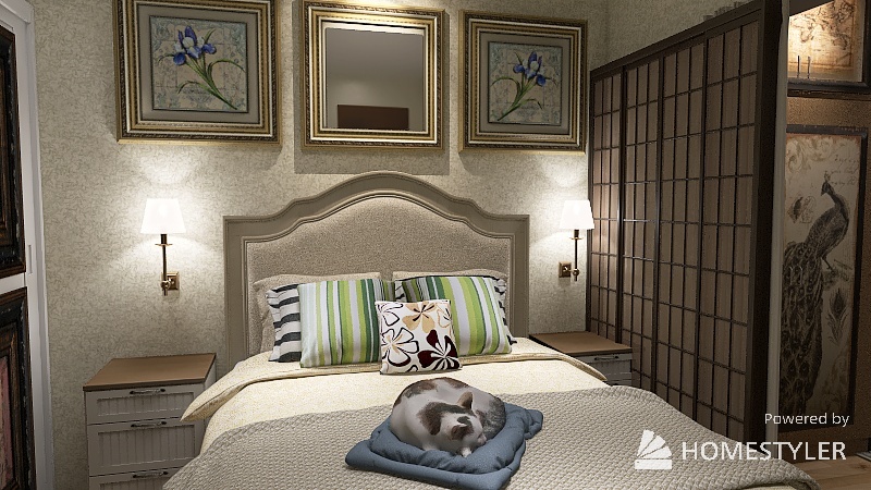 18x38 second floor with full bay window 3d design renderings
