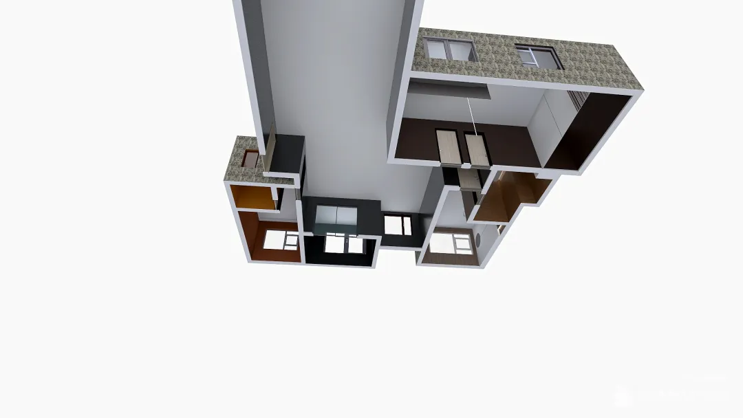 the haunted house Large Floor Plan 3d design renderings