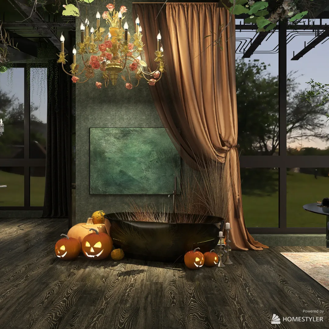 Halloween Rest 3d design renderings