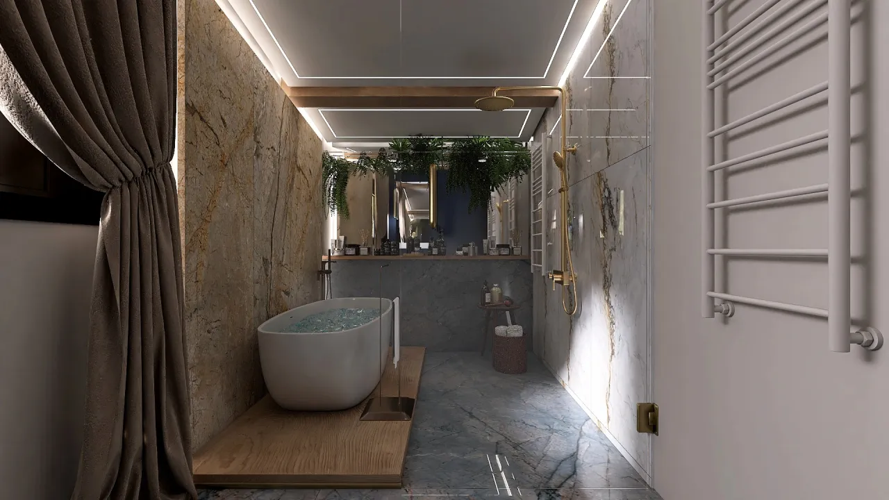 Bathroom 3d design renderings