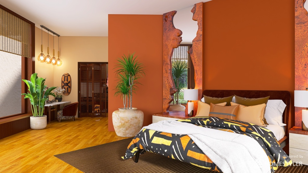#Wild Africa Lodge Bungalow Suite 3d design renderings