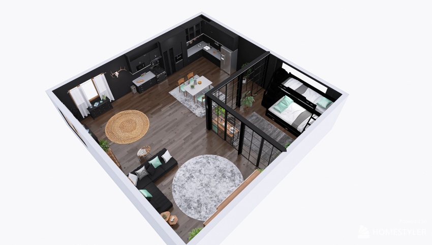 Life in a New York Flat 3d design picture 110.56