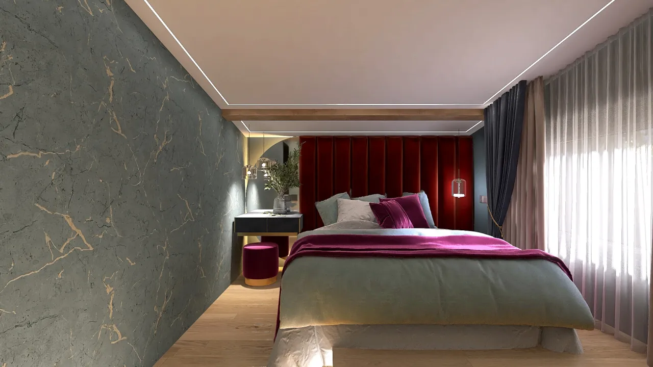 Bedroom 3d design renderings