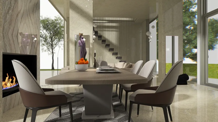 Modern House Kitty 3d design renderings