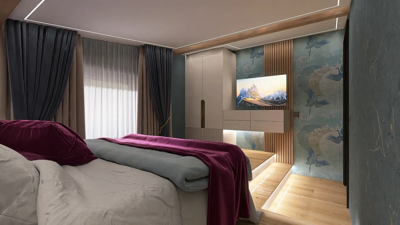 Bedroom 3d design renderings