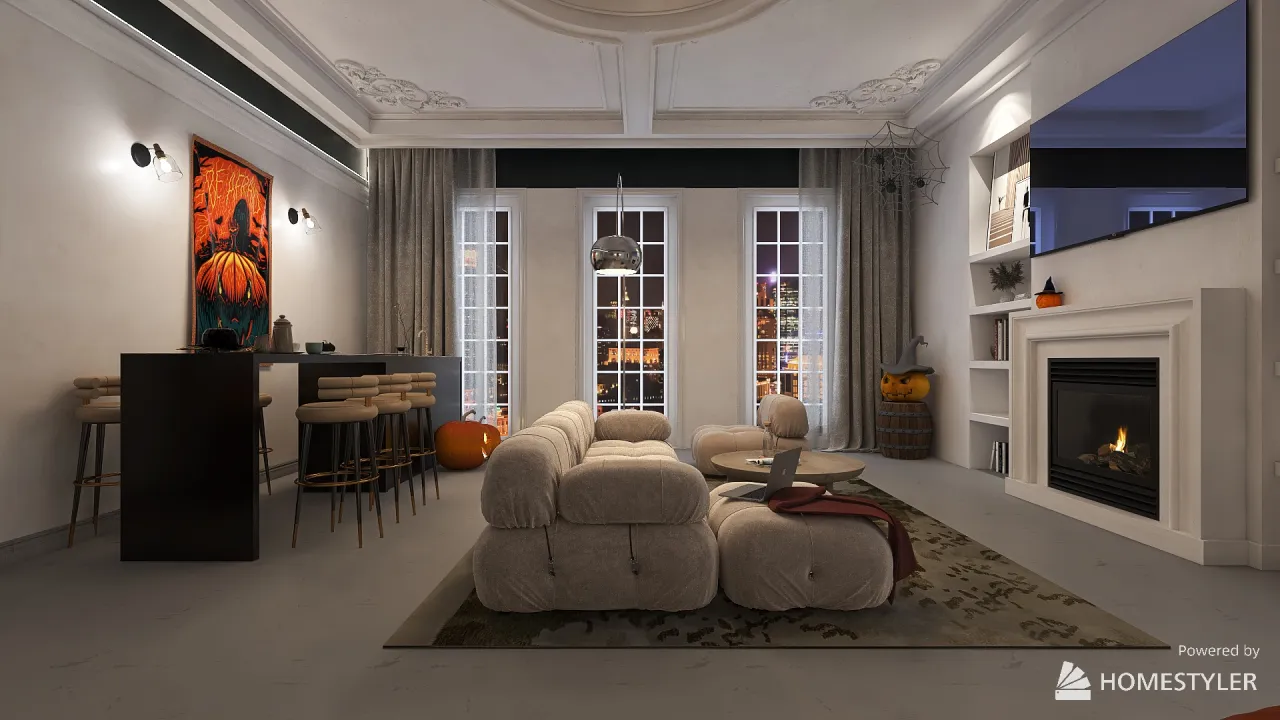 LivingRoom 3d design renderings