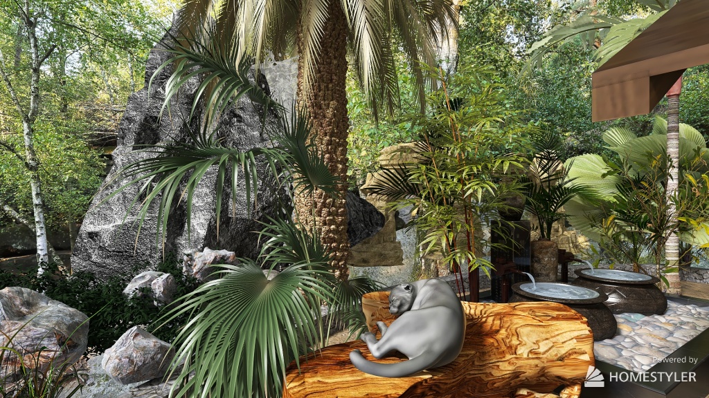 Wild Africa for web 3d design renderings