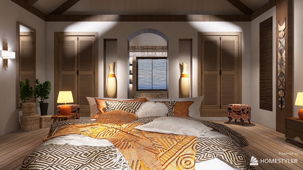 savanna safari lodge 3d design renderings