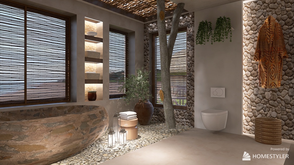 savanna safari lodge 3d design renderings