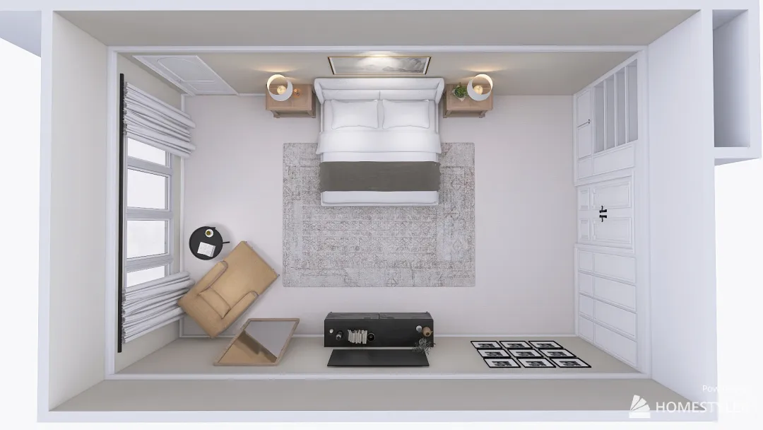 Keown Bedroom 3d design renderings