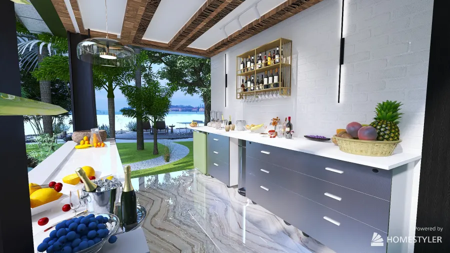 Lake Life Luxury 3d design renderings